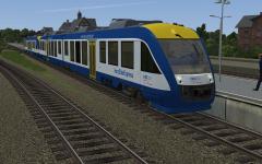 Kombiset BR 640 + BR 648 des HarzElbeExpress