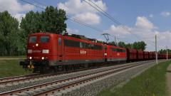 BR 151 mit automatischer Kupplung AK69e der DB Railion AG & DB Cargo AG