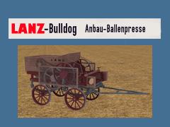 Ballenpresse für Lanz Bulldog