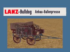 Ballenpresse fr Lanz Bulldog