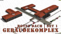 Gebudekomplex | Set 01 - Dach rot 