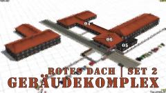 Gebudekomplex | Set 02 - Dach rot