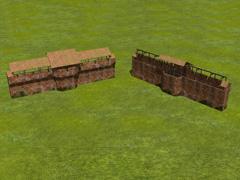 Burgmauer für die Burganlage WS3 (V11NWS30006 )