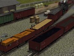 4-achs. Güterwagen der sächsischen Schmalspurbahnen