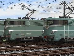 SET : 4 BB 25200 de la SNCF - &eacute;poques 3 et 4.  SET: 4 SNCF BB 25200 Lokomotiven - Epochen 3 und 4. (V12NSB50034 )