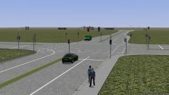 Ampelsystem optimiert für das Einweg-Straßensystem (V13NDH10051 )
