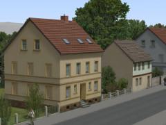 Kleinstädtische Wohnhäuser