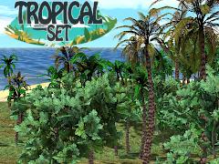 Tropical Set - Vegetation