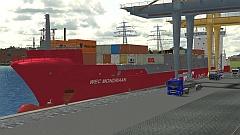 Container-Feederschiff-WEC-Mondriaan (V14NRP10455 )