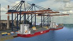 Container Ladebrcke 1