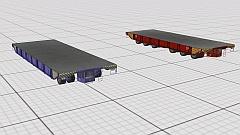 Schwerlast-Transportplattform 1+2 mit Fahrerkanzel (Sparset01) (V14NRP10578 )