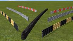 Fahrbahnrnder fr Rennstrecken Set 3