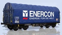 Schiebeplanenwagen | Shimmns-tu720 | OnRail / ENERCON