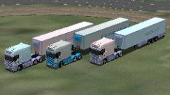 Scania Longline 3Achser mit Khlauflieger