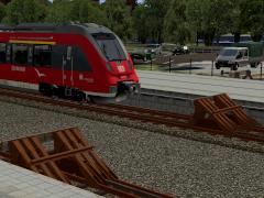 Prellbock als Signal und Signalhupe