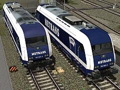 Dieselelektrische Lokomotiven - Siemens Eurorunner - METRANS (Set)