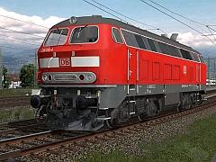 DBAG BR 218 verkehrsrot - DB Fernverkehr AG, DB Regio AG, DB AutoZug