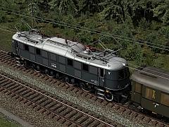Baureihe E18 - elektrische Schnellzuglokomotive E18-08 - Ausführung der Deutschen Reichsbahn-Gesellschaft (DRG) | mit kleiner Frontschürze | steuerbare Führerstände