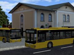   MAN Lions Citybus Zweitürer Gelb