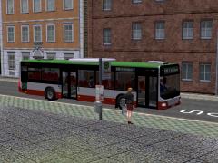 MAN Lions Citybus Zweitrer Rotweiss