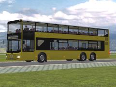 MAN Lions City Doppeldeckerbus gelb (V15NCR10028 )