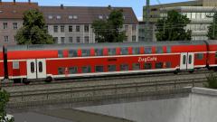 2. Klasse Doppelstockwagen mit ZugCafe | DBp(k)z(a)753.1 | Dosto 