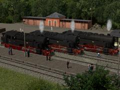 Dampflokomotive, Normalspur DR 95 1027-2 (ex-Preußische T20)