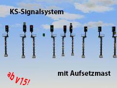 Kombinationssignale (KS) mit Aufsetzmast der Epochen V und VI