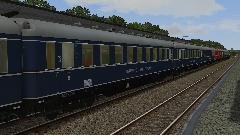 Reisezugwagen fr den F-Zug der DB in EpIIIa, Set1 - Schrzenwagen (1)