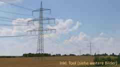 Hochspannungsmasten-System inkl. Freileitungs-Tool  Sparset 110kV, 220kV und 380kV