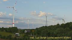 Windkraftanlagen der Hersteller Enercon, Nordex und Vestas - Sparset - inkl. Sounds und Lua-Skript (V15NTU10048 )