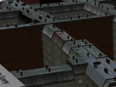 Mietskasernen - Modulsystem Set 2: 4 Eckhäuser mit beweglichen Gebäudeflügeln, Hinterhäuser