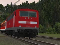 E-Loks BR 111 vr der DBAG Ep.VI mit Zugzielanzeiger Set1