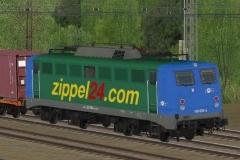 E-Lok BR 140 der EGP mit Zippel24.com-Werbung Ep.VI