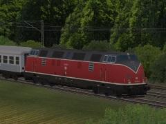 Sechsachsige Diesellok V300/BR230 der DB Ep.III/IV