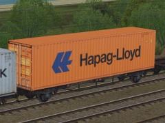 Containertragwagen Typ Lgs 579 der BTSK