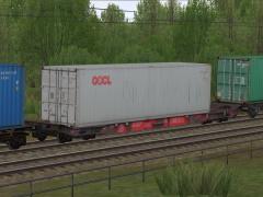 Containertragwagen Typ Sgkkms 698 DBAG Set1