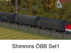 Planenwagen Typ Shimmns ÖBB Set1 (V60NDB10509 )
