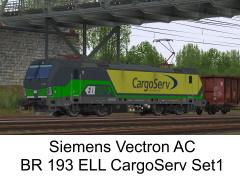 Vectron AC BR193 ELL CargoServ Set1 (V60NDB10527 )