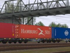 Vierachsiger Containertragwagen Typ Sgmmnss Ermewa (V60NDB10550 )