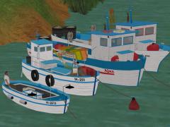 Kleine mediterrane Fischerboote (V60NFF10083 )