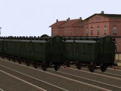 DRG Personenwagen 3. Klasse, Gattung - C3Pw pr06 - Set 1 (V60NHB40020 )