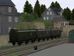 DRG / P.St.E.V. Abteilwagen 4.Klasse, D3 pr04 - Set 1