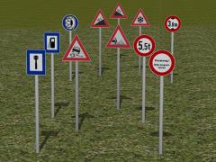 Verkehrszeichen passend zur Serie Linden