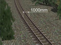 Auf Userwunsch: 1000mm Gleise