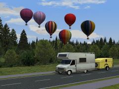 Heißluftballons Set01