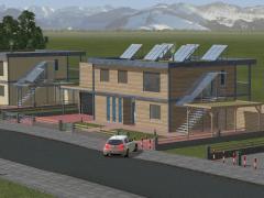 Häuser Set mit Solar-Technik (V70NUD10002 )