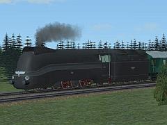 Dampfmotor-Schnellzuglokomotive 19 1001 der DRG