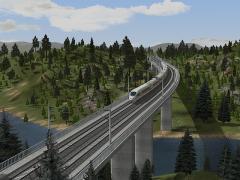 Betonbrücke für Neubaustrecken Set 3