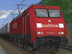 Güterzuglokomotive BR 152 der DB-Railion - Set 2 (V70XSK2650 )